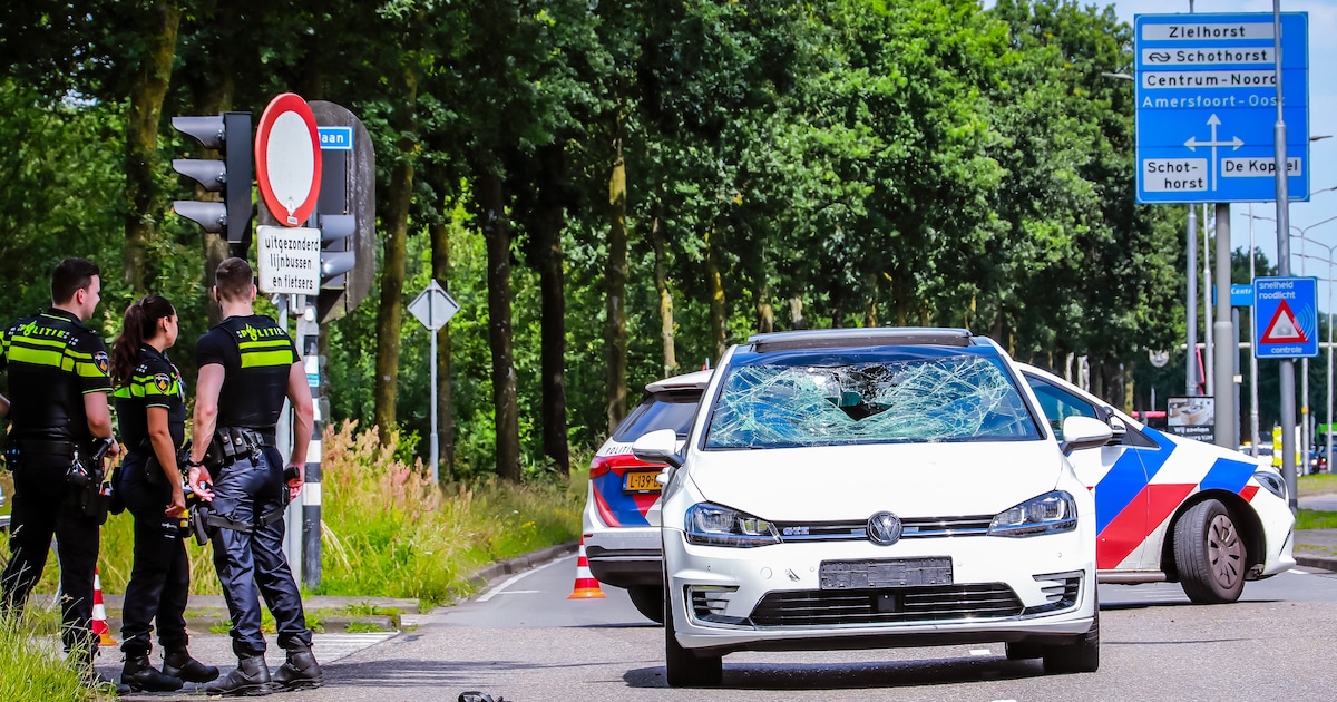 Amersfoorter (23) reed met hoge snelheid door rood en schepte fietser, met blijvend hersenletsel tot