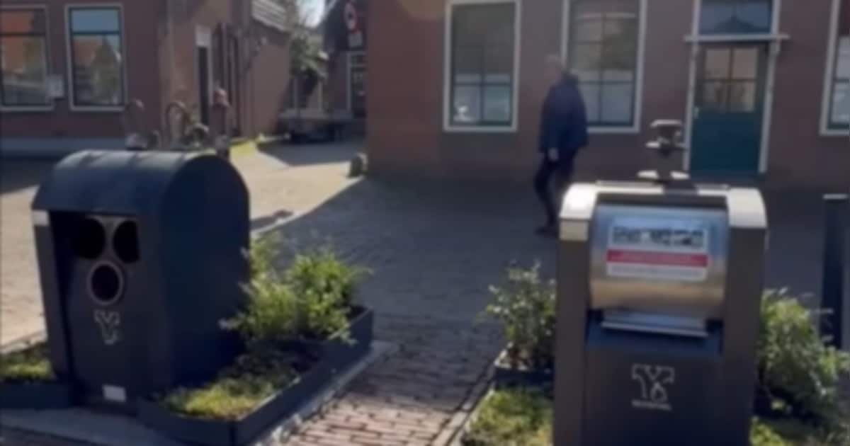 Edam-Volendam start proef met containertuinen bij afvalcontainers in de wijk