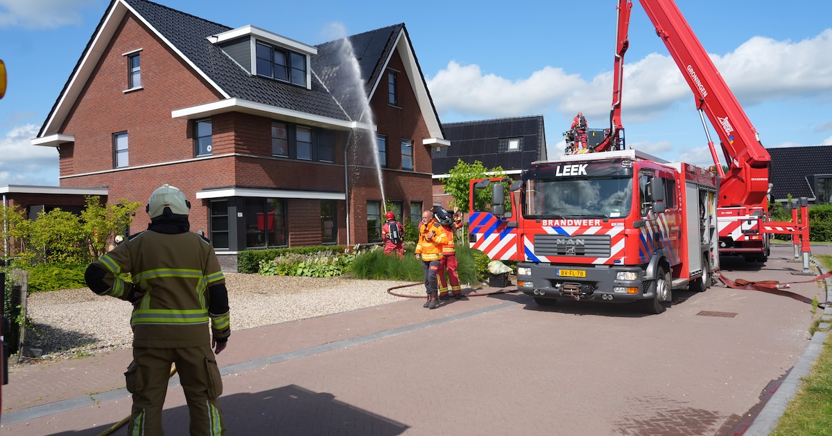 Dakbrand aan Sleutelbloem in Leek onder controle