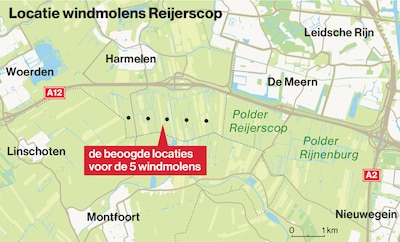 Gemeente Woerden zet belangrijke stap naar nieuw windpark bij Reijerscop
