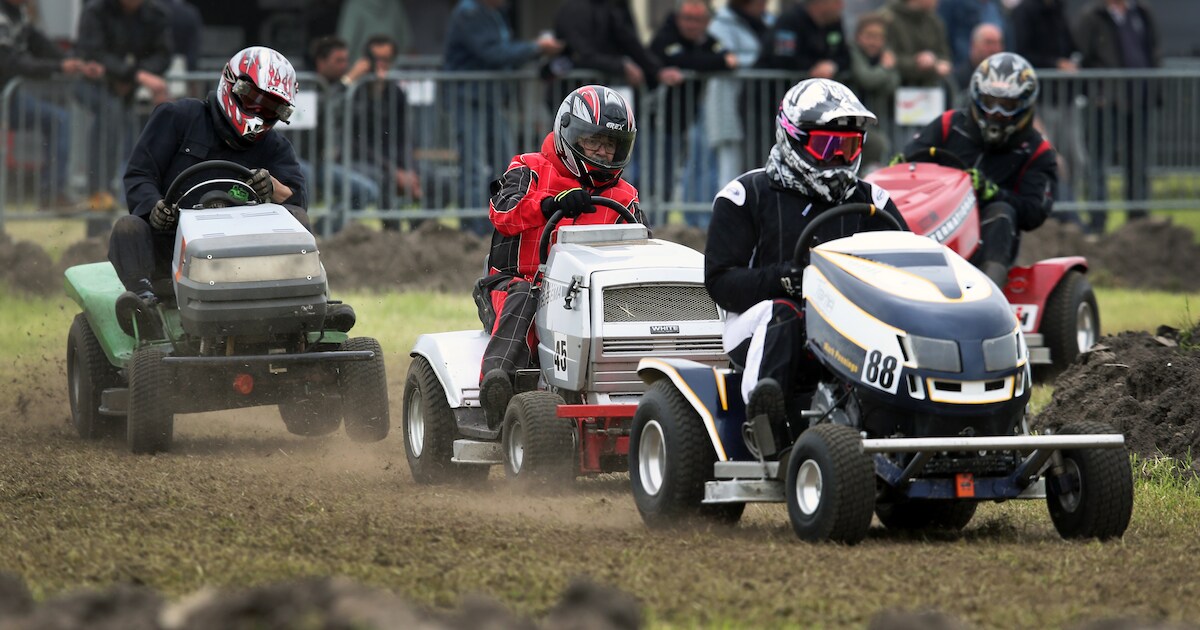 Steeds minder Max Verstappens op de gazonmaaier in Westerbeek