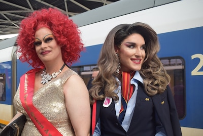 Glitter en glamour: binnenkort rijdt de Roze Maandag Express van Utrecht naar Tilburg