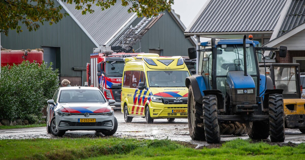 Gewonde bij bedrijfsongeval op de Jardinga in Oosterwolde
