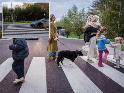 Bewoners maken zich zorgen om ‘Mario Kart-baan’ door dorp: ‘Doodeng om met kinderen over te steken’