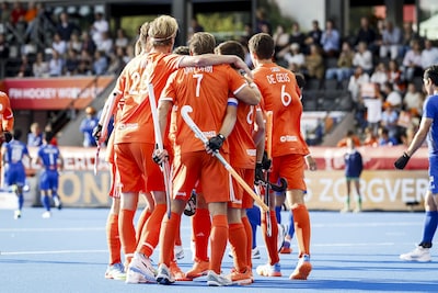 Snel antwoord Nederland na vroege tegengoal: Van Dam slaat hockeyers naast Japan