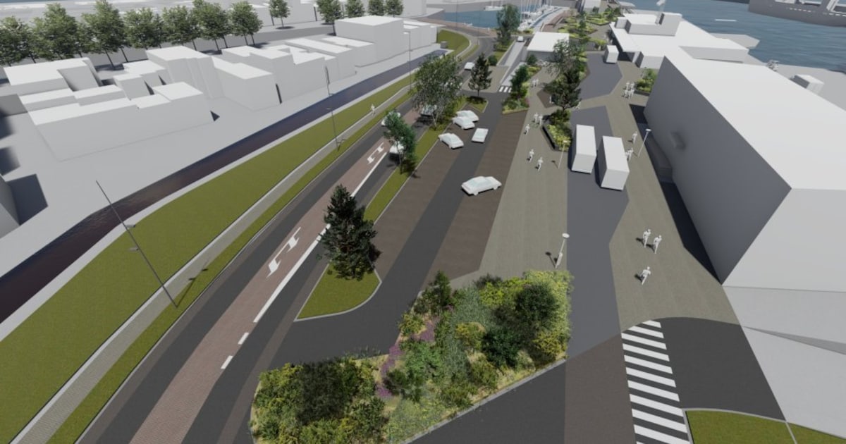 Herinrichting Waddenpromenade in Harlingen bijna van start