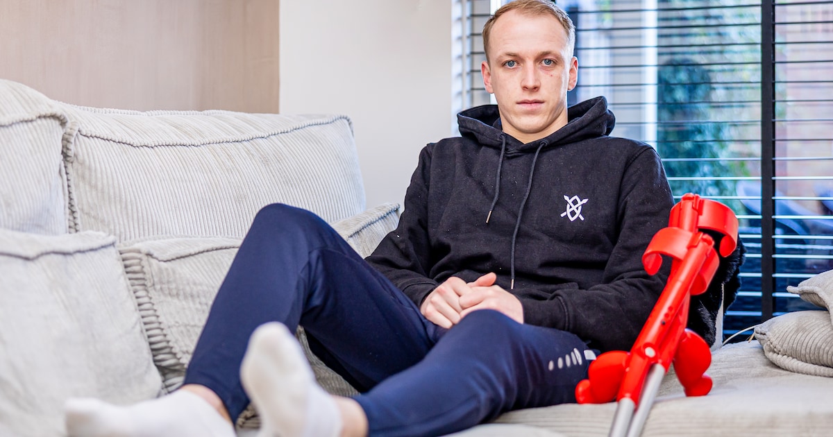 Bas Geluk weigert op te geven na rampzalige knieblessure: ‘Stoppen is geen moment door mijn hoofd ge