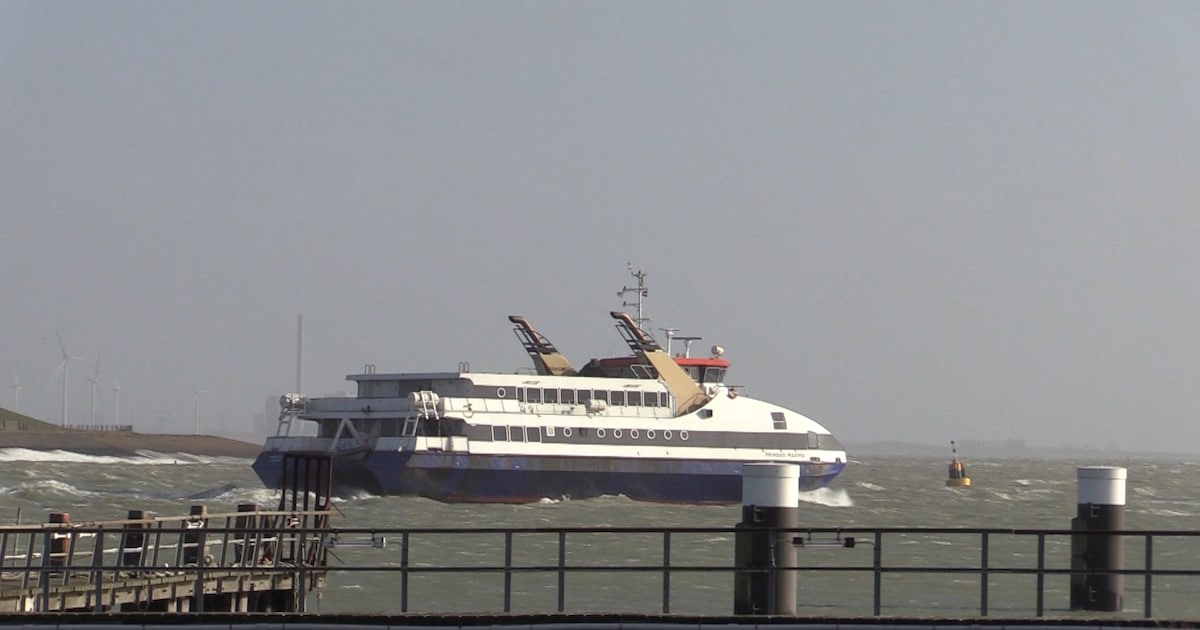 Westerschelde Ferry vaart maar een keer per uur door technische storing