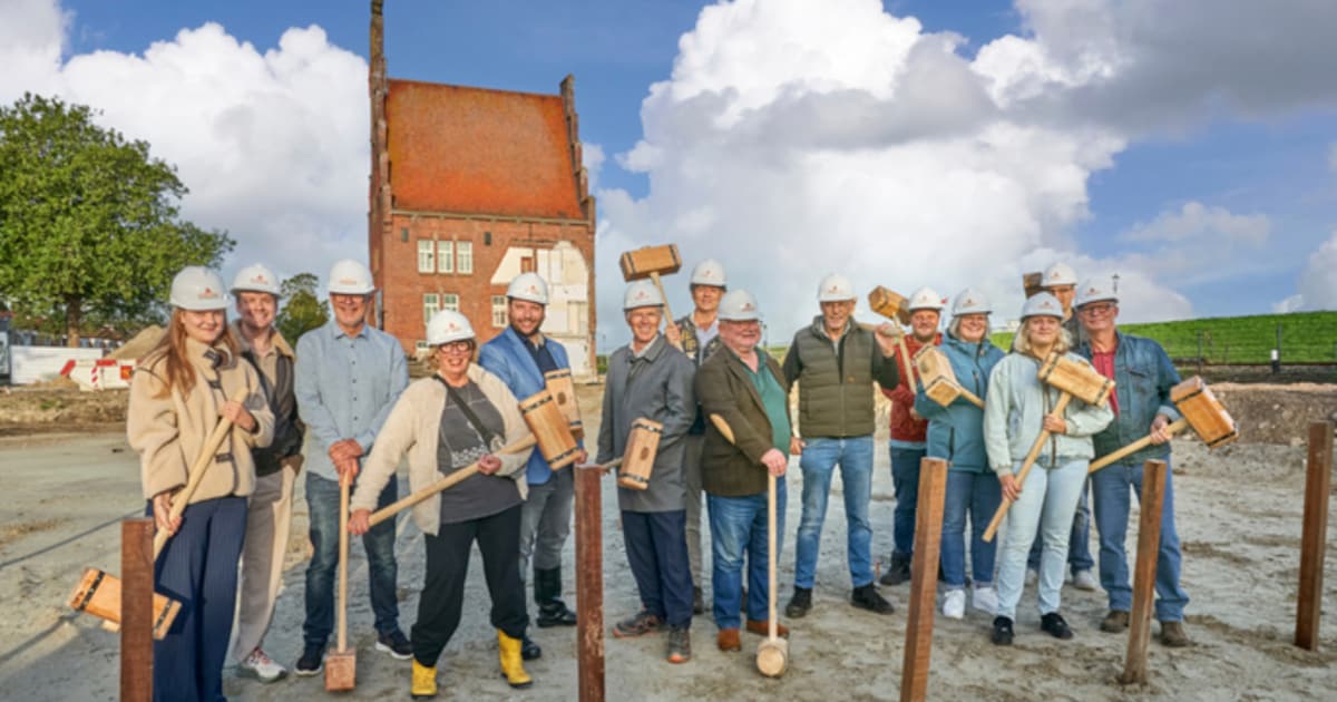 Bouw nieuwbouwproject Bries in Medemblik is begonnen, eerste paal geslagen