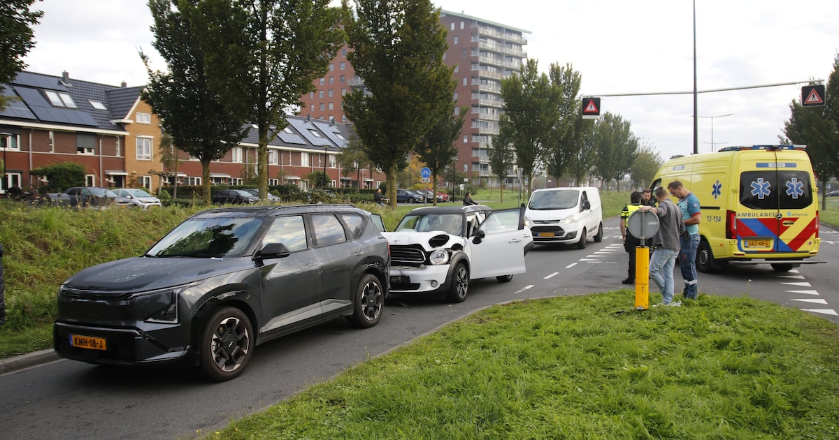 Meerdere auto's betrokken bij kettingbotsing in Beverwijk
