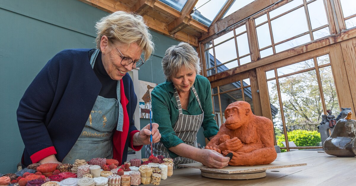 Beeldend kunstenaar Mérie maakt werk van natuurlijke materialen en ...