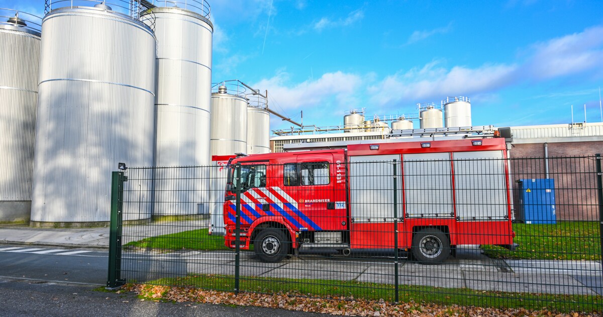 Ontruiming bij FrieslandCampina in Marum