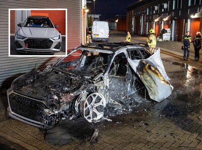 Politie: Peperdure Audi RS6 twee keer in brand gestoken