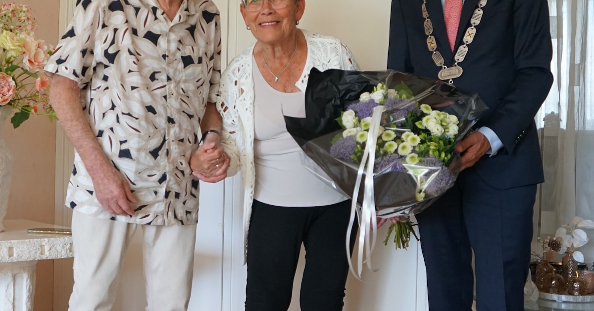 60 jaar getrouwd: burgemeester bezoekt diamanten echtpaar De Groot-Vuik ...