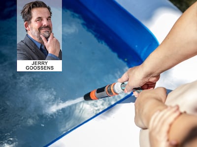 Jerry krijgt behoorlijke hittestress van het hitteplan