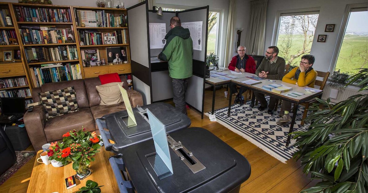 Opkomst bij kleinste stembureau op 80 procent
