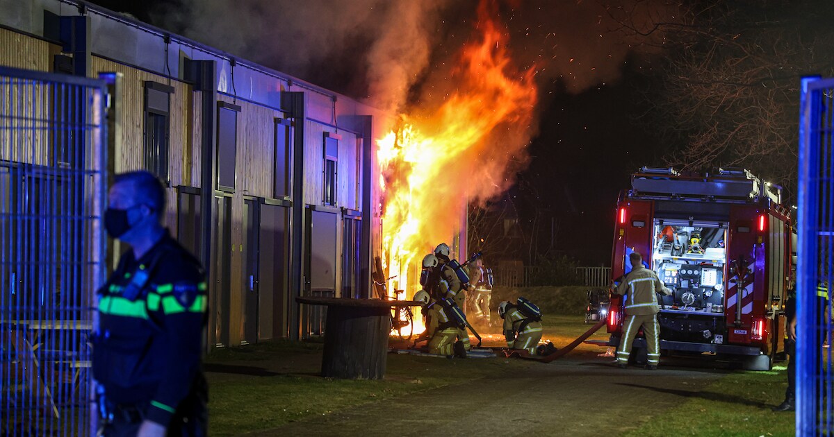Uitslaande brand bij nachtopvang in Emmen