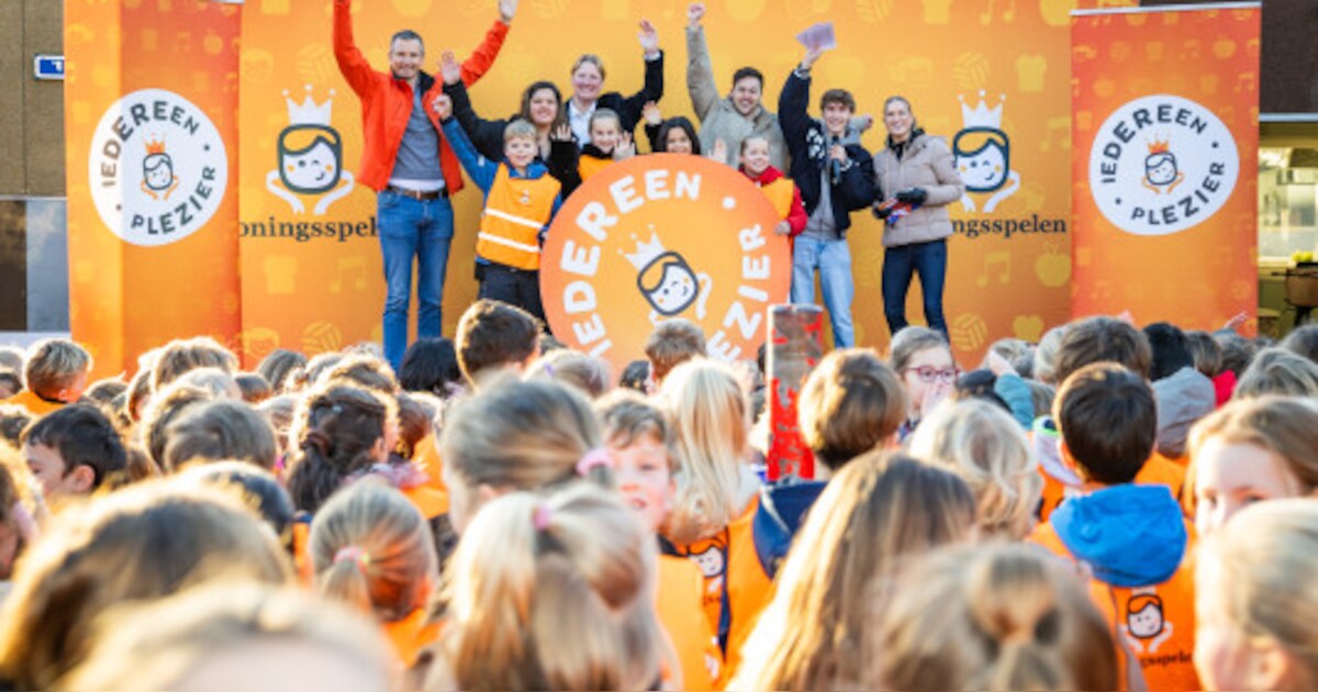 Basisschool in Maarssen geeft startsein voor Koningsspelen 2026