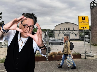 Een schild van bordkarton