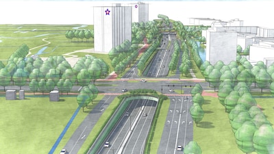 Zo woesj onder de Erasmusweg door: deze kruising krijgt een onderdoorgang.
