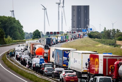 A29 afgesloten bij Haringvlietbrug in juli