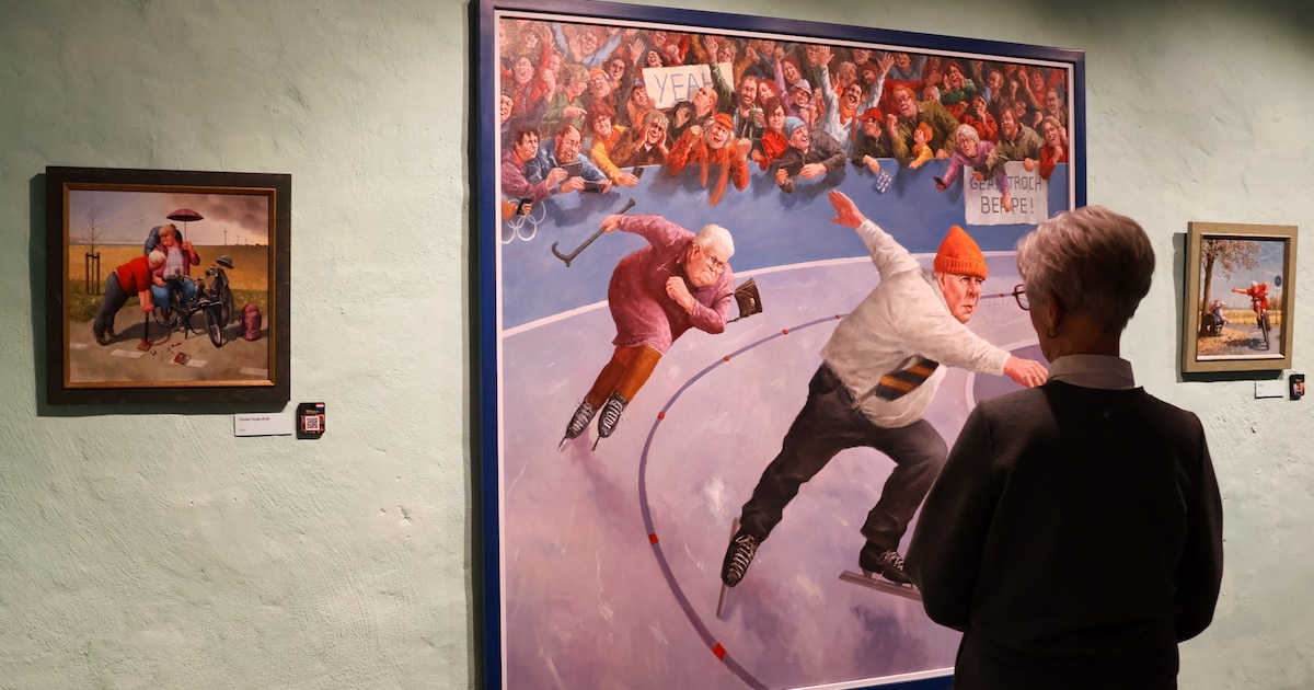 Nieuwe schilderijen Marius van Dokkum tentoongesteld in Harderwijk