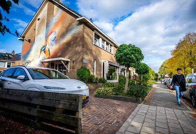 Grote ophef over muurschildering op huis van Wilma en Albert, kunstenares in actie: ‘Ik was in mijn trots gekrenkt’