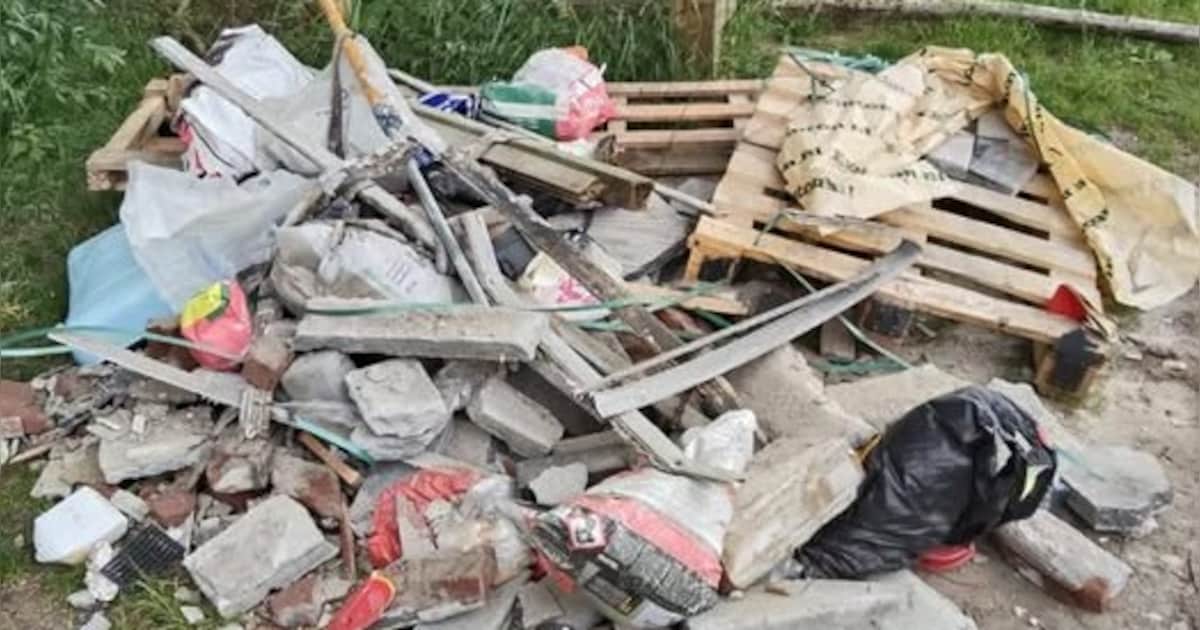 ‘Klussers’ toveren klompenpad in Ameide om in vuilstort vol bouwafval
