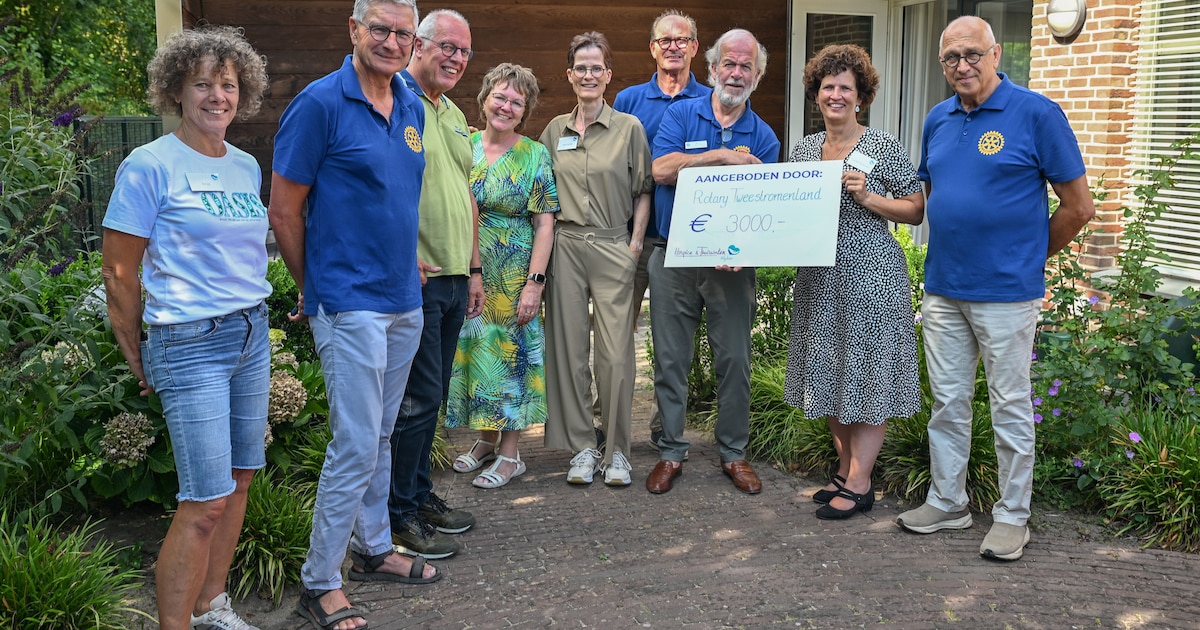 Rotaryclub Tweestromenland steunt Hospice Wijchen met 3.410 euro
