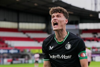 Joey de Bie heeft zijn laatste doelpunt voor Feyenoord gemaakt: ‘Ik wil het liefst in de KKD spelen’