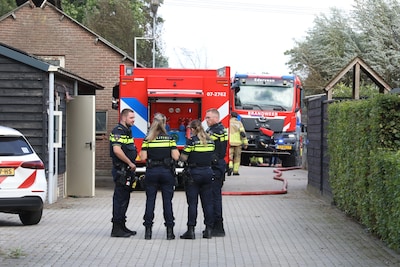 Brandje in schuur bij boerderij in Ede