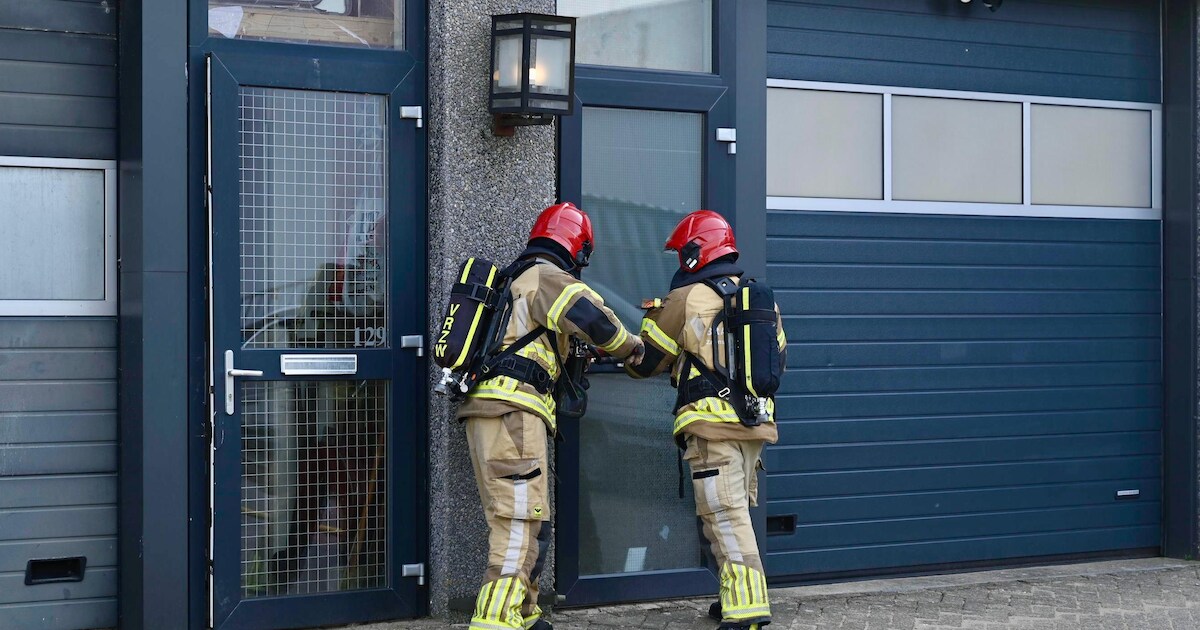 Brand op Rosbayerweg in Wormerveer