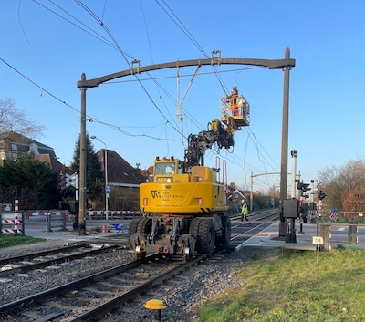 Kapotte bovenleiding legt treinverkeer tussen Lage Zwaluwe en Roosendaal tot 01.15 uur stil