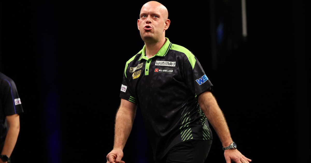 Teleurstelling in Duitsland: Michael van Gerwen en Gian van Veen al snel klaar in European Tour