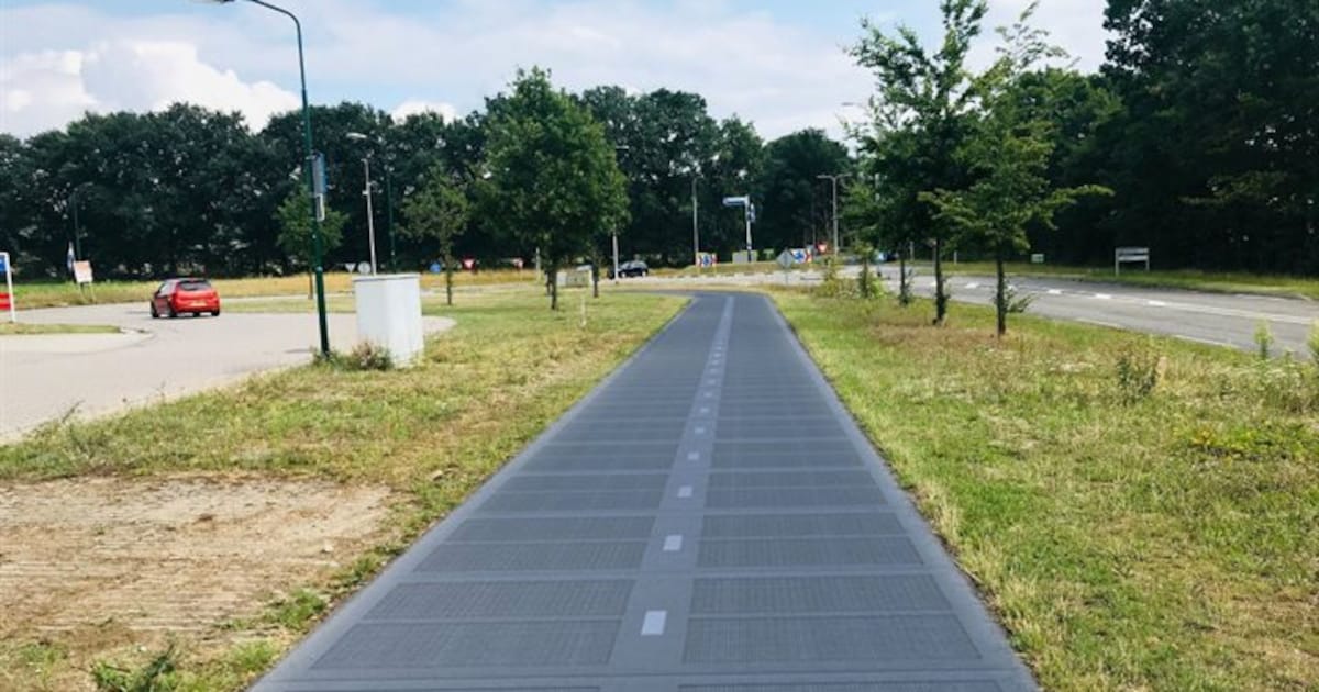 Rhenen krijgt fietspad met zonnepanelen: nooit meer glibberen en glijden op de fiets
