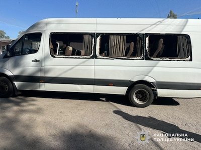 Vijf doden na Russische droneaanval op bus in zuiden van Oekraïne