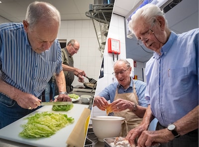 Hoe deze weduwnaars de draad weer oppakken door te koken: ‘Samen is ons heilige woord’