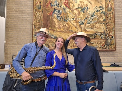 BoerenMaasjazz & Marieke spelen bij Thornsche Molen