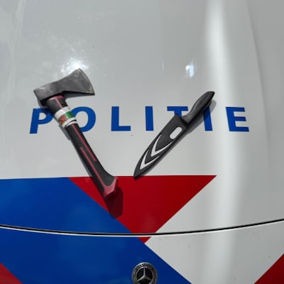 Man (57) aangehouden in centrum van Dordrecht: had mes en bijl bij zich