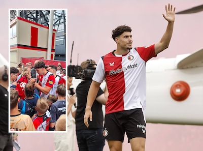 Feyenoord-spits Nacho Ferri voelt geen druk na entree in volle Kuip: ‘Het is eerder een motivatie voor mij’