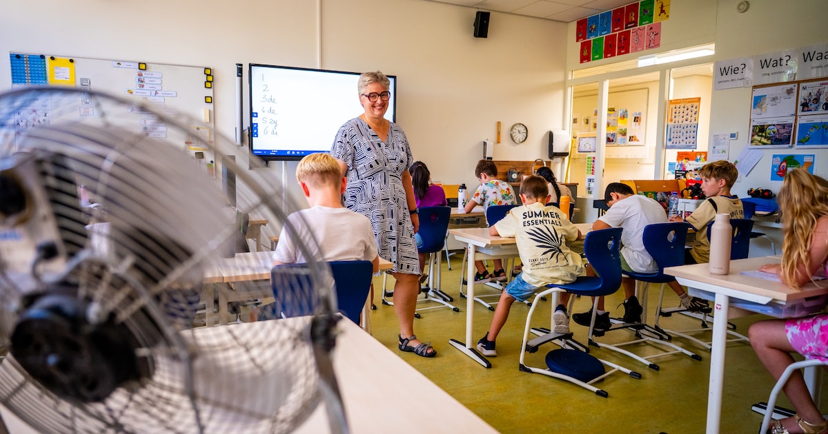 Directeur Esther ziet leerlingen wegzakken in snikhete klas: ‘Soms voelt het meer als een opvang dan