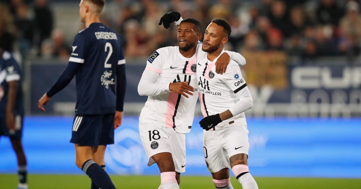 Wijnaldum bij tien bestbetaalde spelers van Ligue 1, Neymar blijft Messi en Mbappé voor