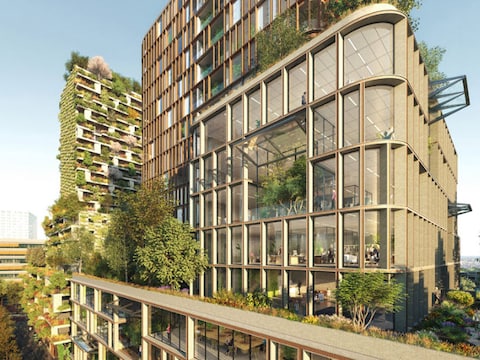 De  nieuwe woontoren Wonderwoods bij station Utrecht Centraal bestaat grotendeels uit peperdure appartementen.