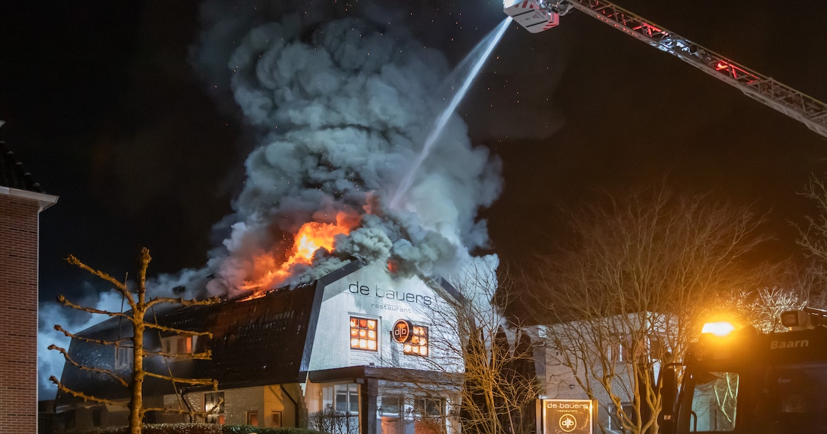 Hoofdverdachte van de brand bij restaurant de Bauers is uit de cel om bij zijn gezin het proces verd