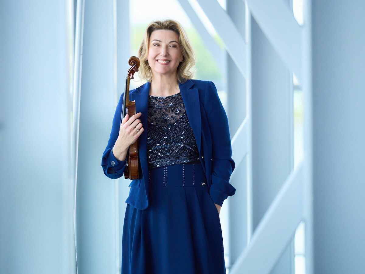 Muziek is als religie voor Candida Thompson; het Sinfonietta String ...