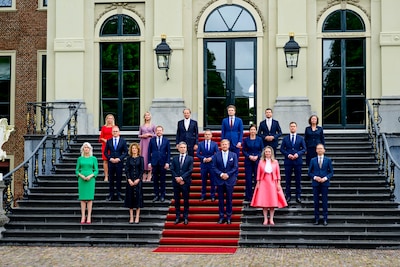 Just sworn in as minister and then suddenly you’re standing in your underwear next to two colleagues