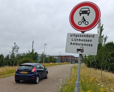 Door werkzaamheden rijden ineens auto’s over deze autoloze brug in Zutphen