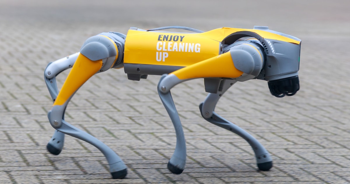 Peukenrobot Bambam bestrijdt sigarettenafval in Obdam