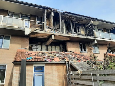 Na de brand de ravage: vier woningen Zeven Bosjes voor lange tijd onbewoonbaar