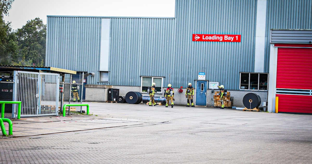 Brand in bedrijfspand in Drachten